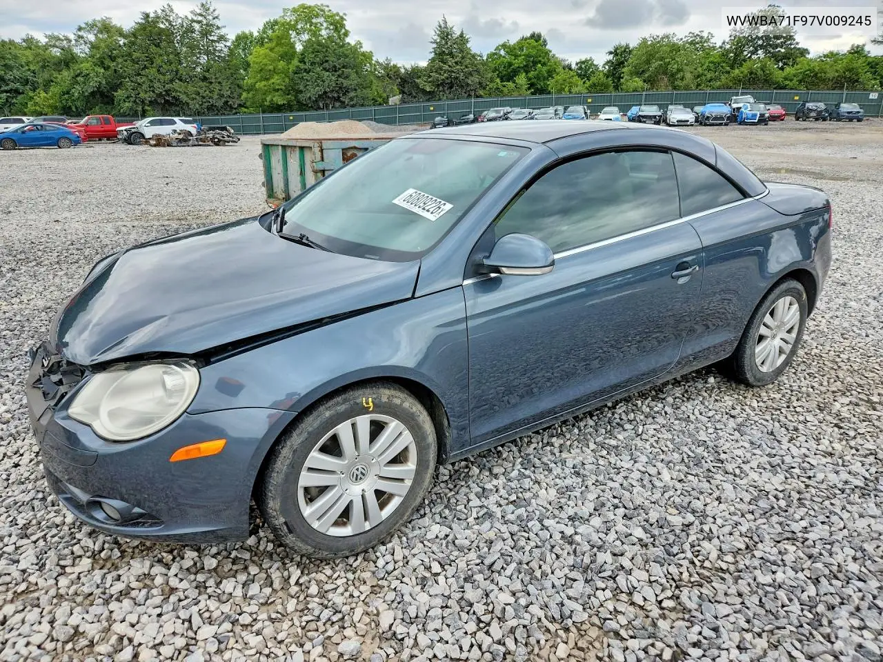 2007 Volkswagen Eos 2.0T VIN: WVWBA71F97V009245 Lot: 60809226