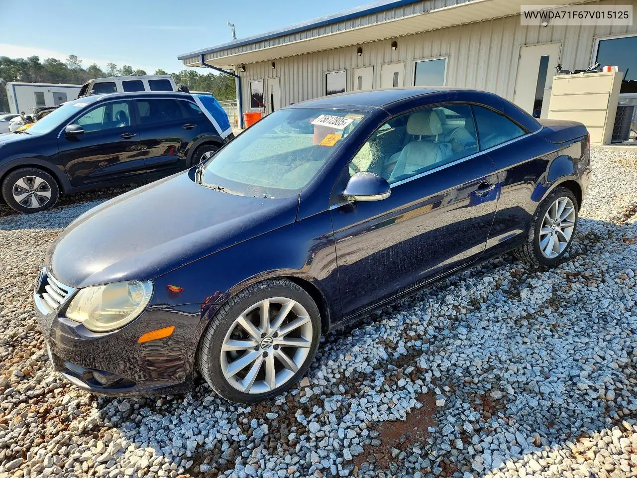 2007 Volkswagen Eos 2.0T Sport VIN: WVWDA71F67V015125 Lot: 75612805