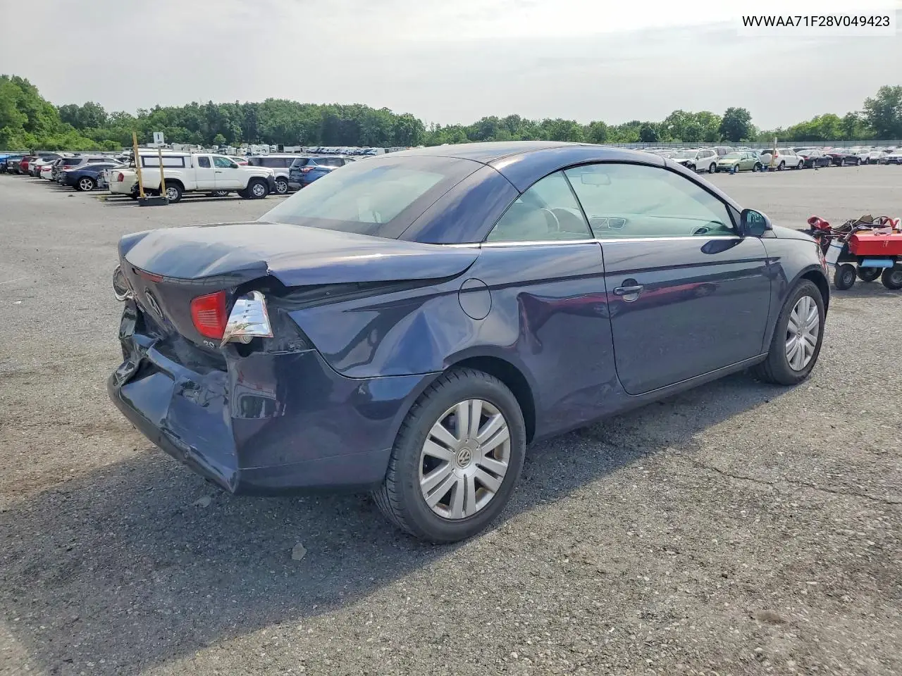 2008 Volkswagen Eos Turbo VIN: WVWAA71F28V049423 Lot: 56875336