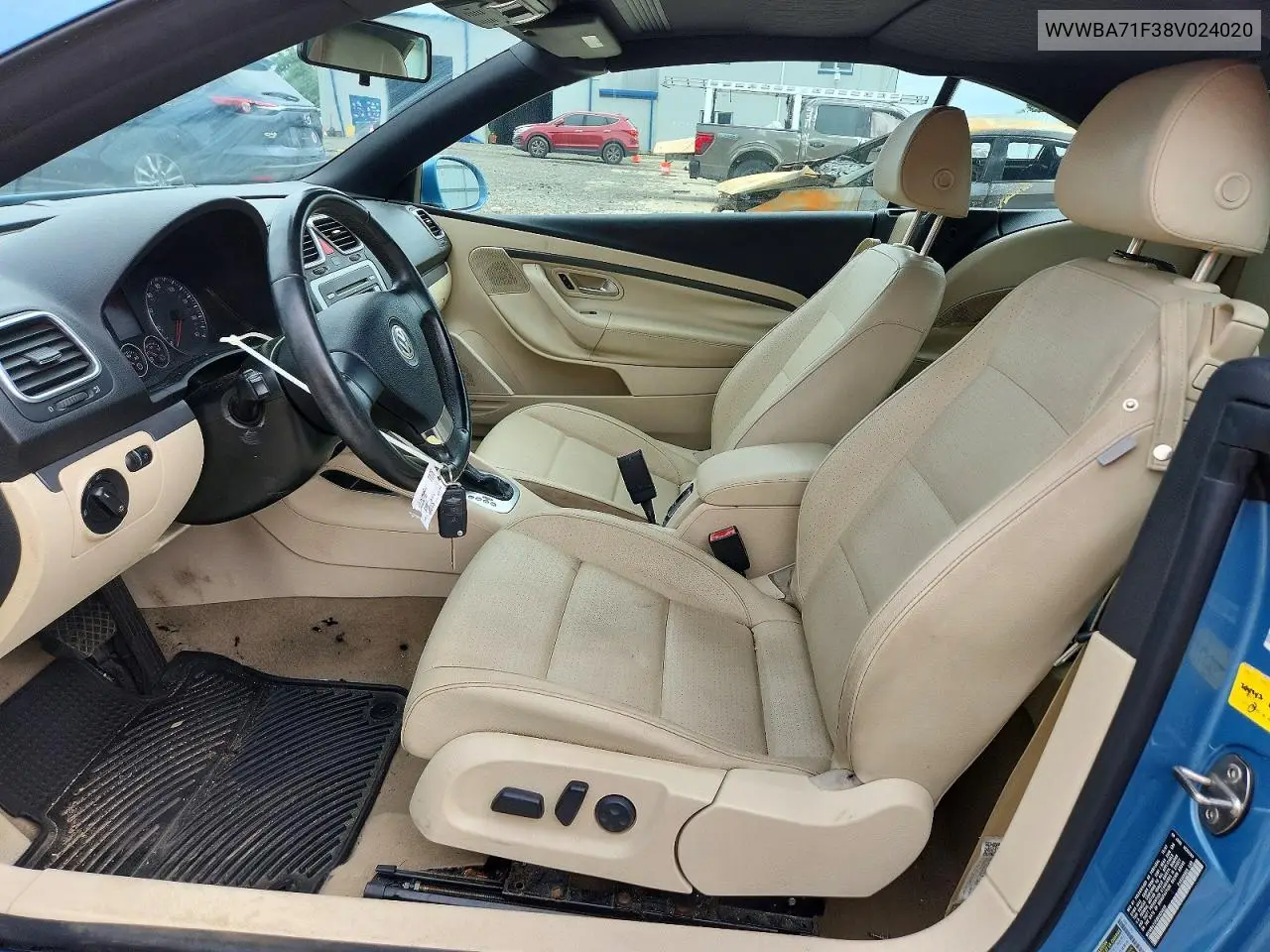 2008 Volkswagen Eos Turbo VIN: WVWBA71F38V024020 Lot: 59256406