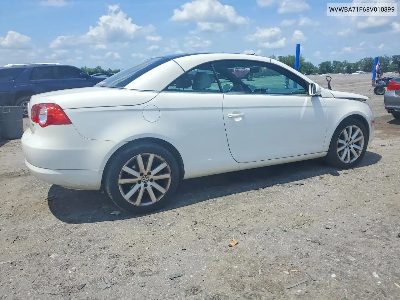 2008 Volkswagen Eos Turbo/Komfort VIN: WVWBA71F68V010399 Lot: 60458666
