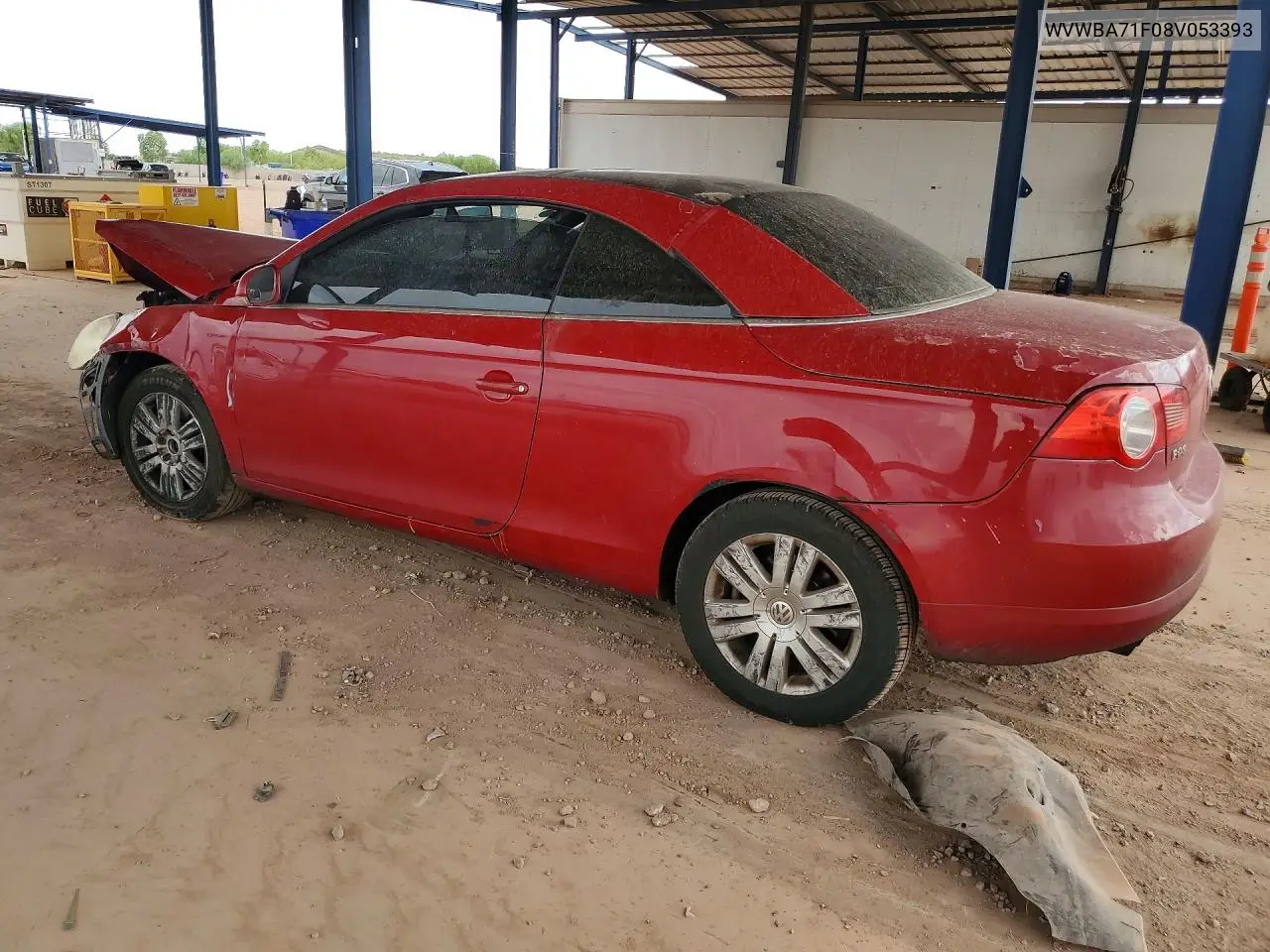 2008 Volkswagen Eos Turbo/Komfort VIN: WVWBA71F08V053393 Lot: 60658046