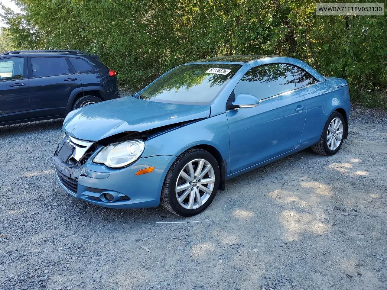 2008 Volkswagen Eos Turbo VIN: WVWBA71F18V053130 Lot: 61178536