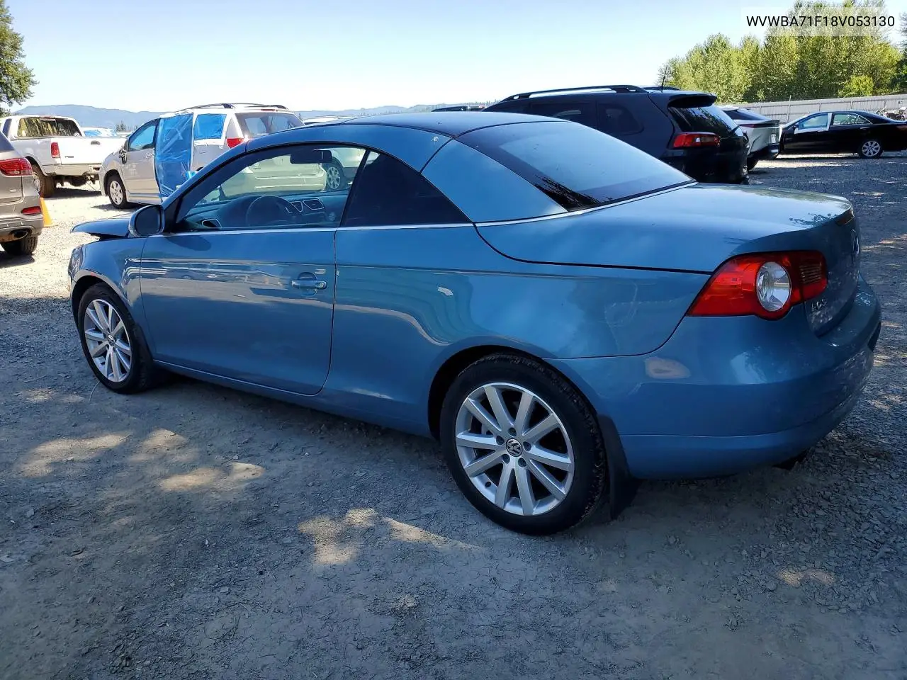 2008 Volkswagen Eos Turbo VIN: WVWBA71F18V053130 Lot: 61178536