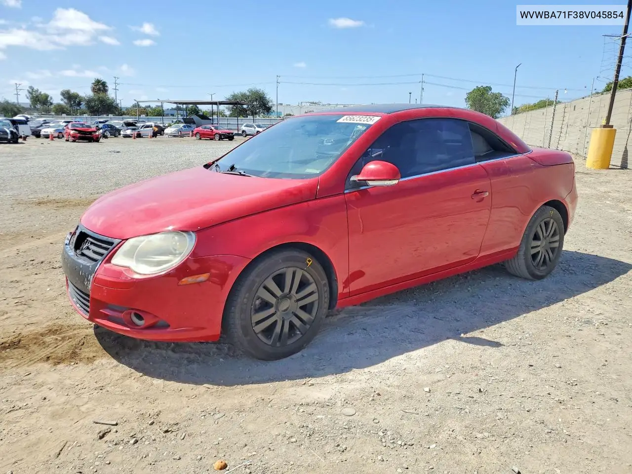 2008 Volkswagen Eos Turbo VIN: WVWBA71F38V045854 Lot: 85623235