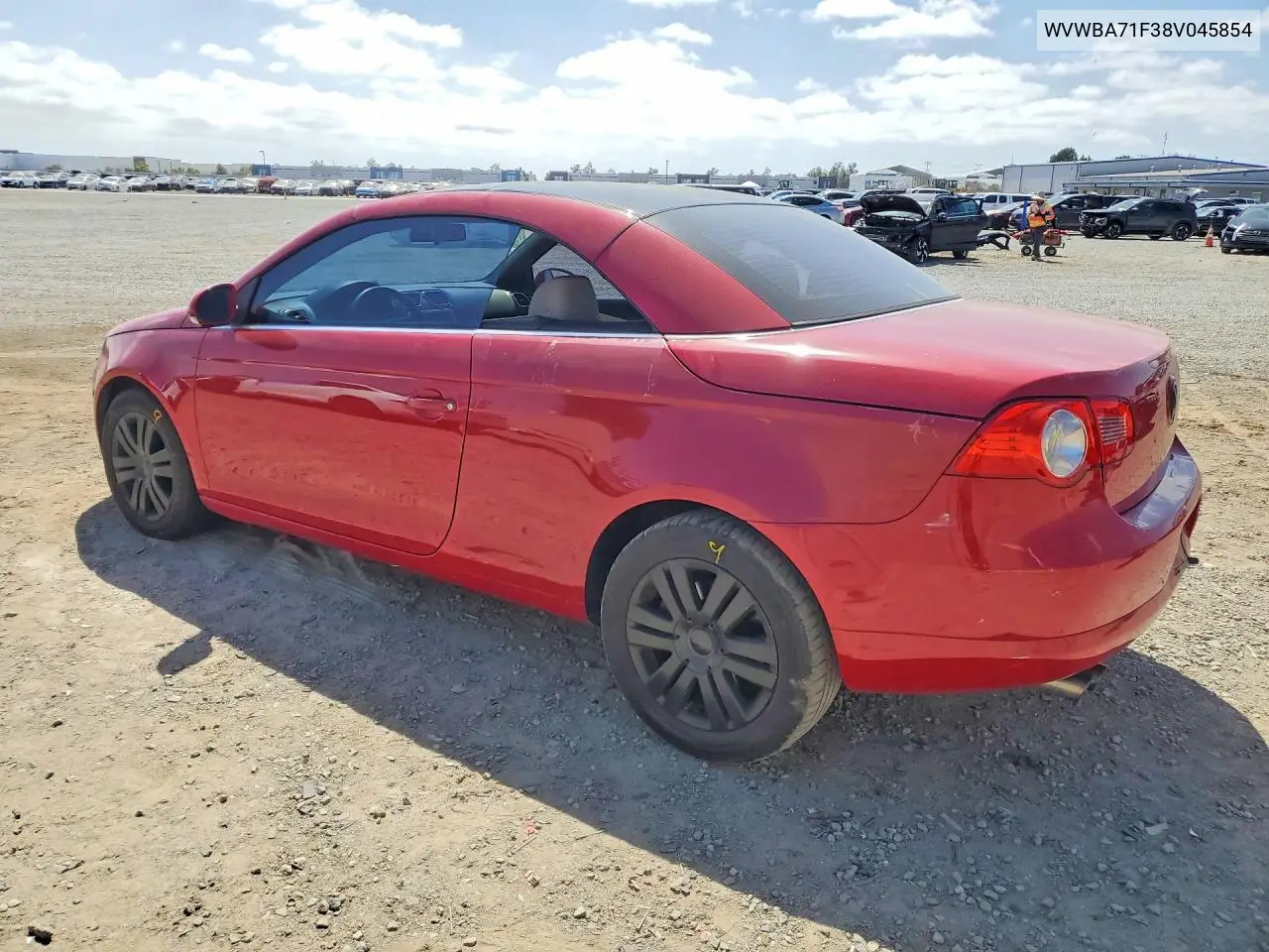 2008 Volkswagen Eos Turbo VIN: WVWBA71F38V045854 Lot: 85623235
