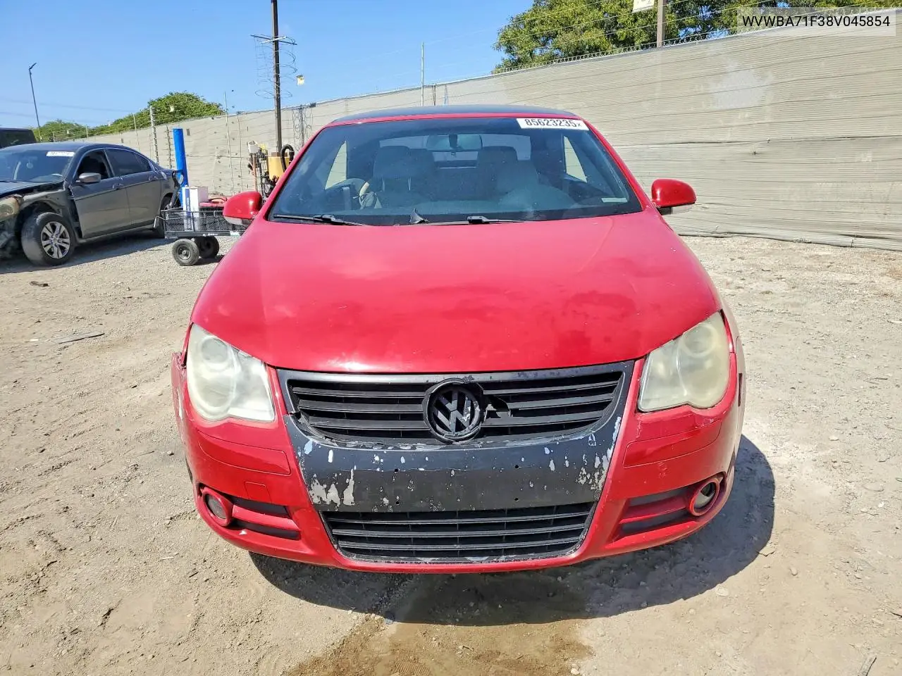 2008 Volkswagen Eos Turbo VIN: WVWBA71F38V045854 Lot: 85623235
