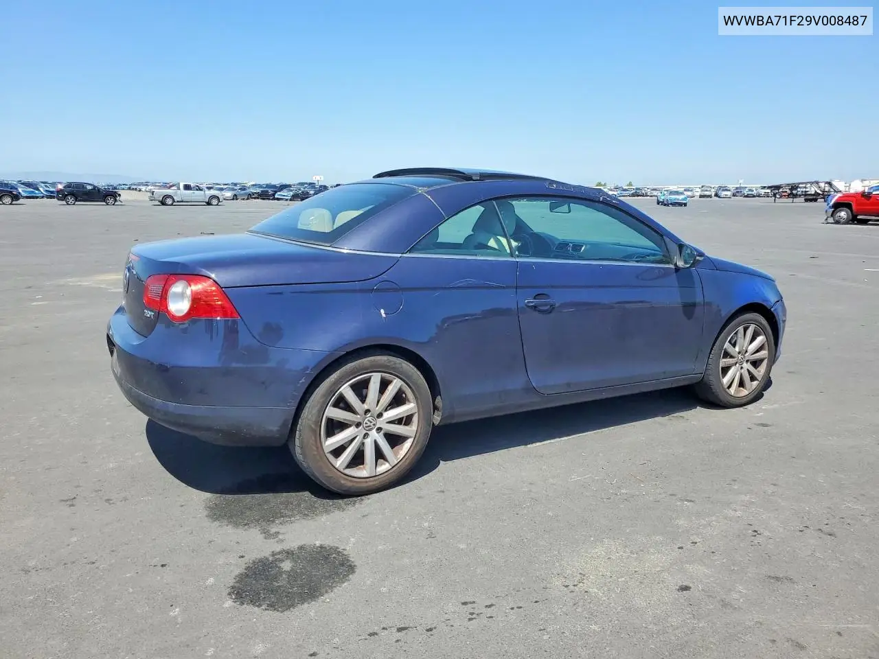 2009 Volkswagen Eos Turbo VIN: WVWBA71F29V008487 Lot: 50370236