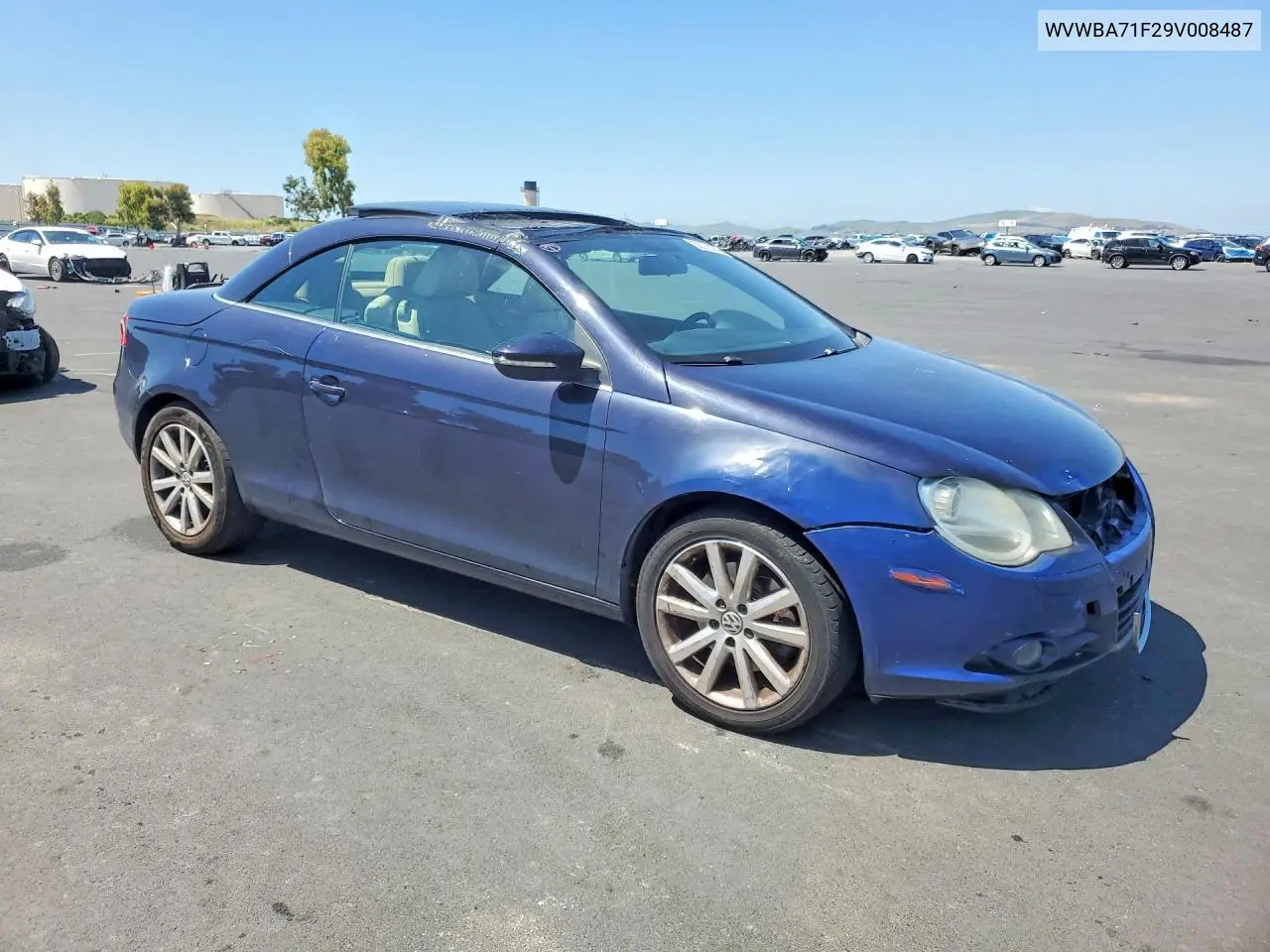 2009 Volkswagen Eos Turbo VIN: WVWBA71F29V008487 Lot: 50370236