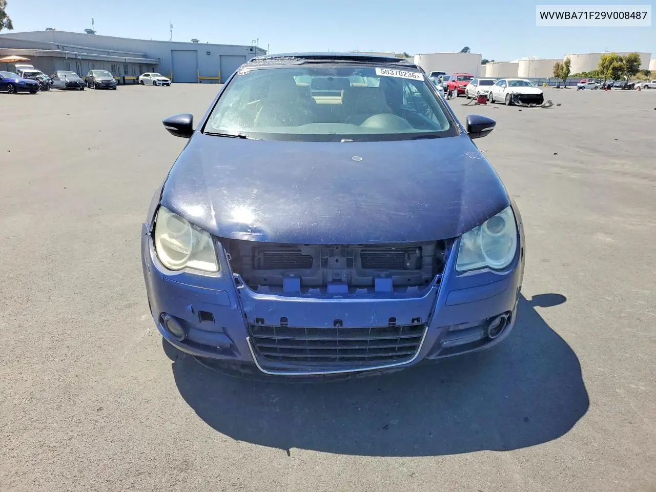 2009 Volkswagen Eos Turbo VIN: WVWBA71F29V008487 Lot: 50370236