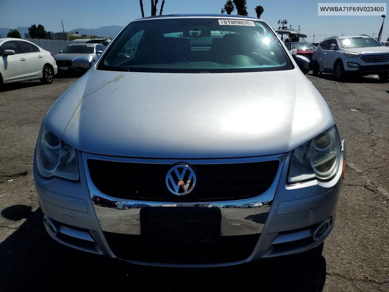 2009 Volkswagen Eos Turbo VIN: WVWBA71F69V023400 Lot: 51500696