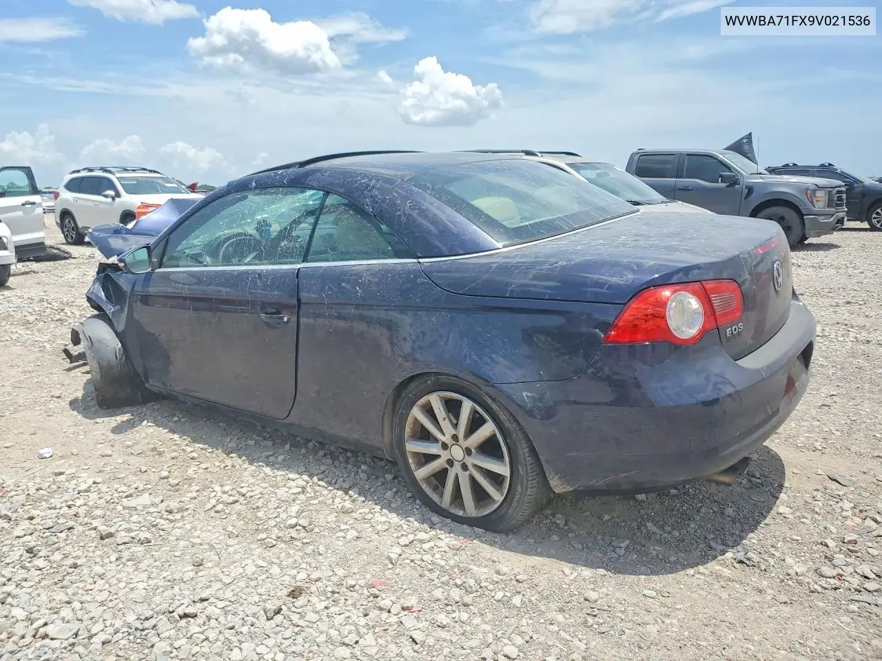 2009 Volkswagen Eos Turbo VIN: WVWBA71FX9V021536 Lot: 59352786