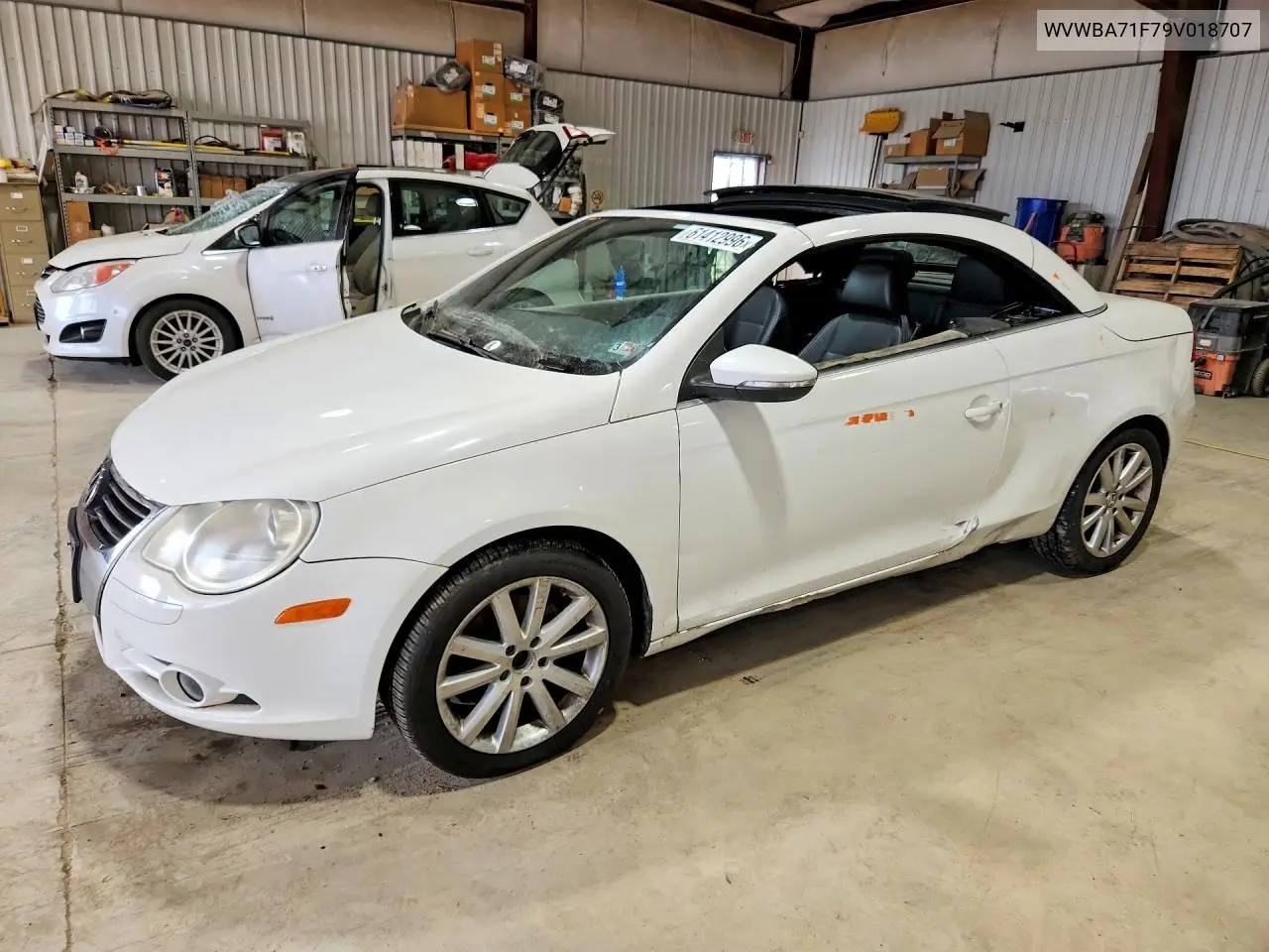 2009 Volkswagen Eos Turbo VIN: WVWBA71F79V018707 Lot: 61412996