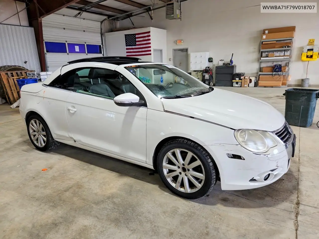 2009 Volkswagen Eos Turbo VIN: WVWBA71F79V018707 Lot: 61412996