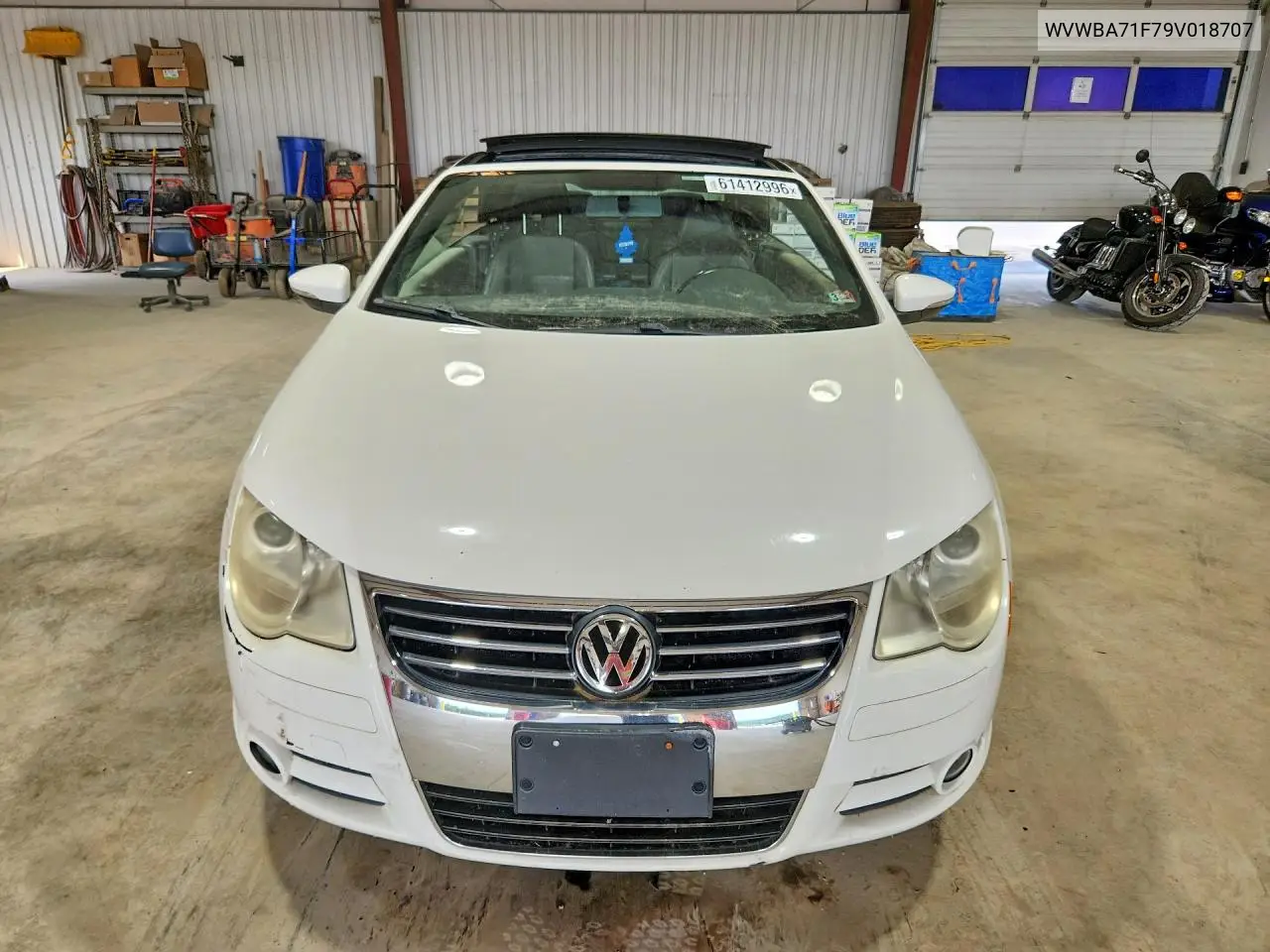 2009 Volkswagen Eos Turbo VIN: WVWBA71F79V018707 Lot: 61412996