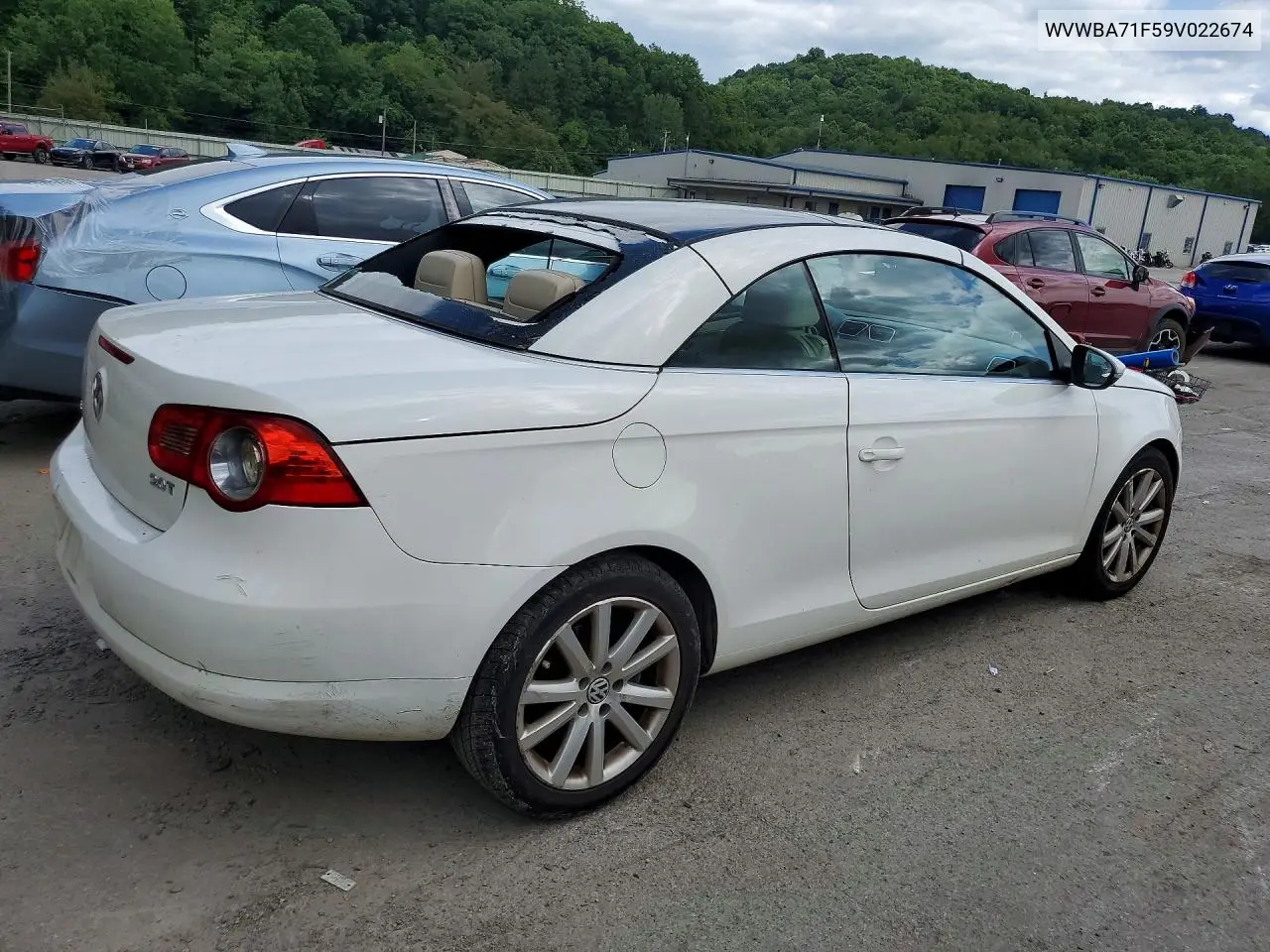 2009 Volkswagen Eos Turbo VIN: WVWBA71F59V022674 Lot: 61983256