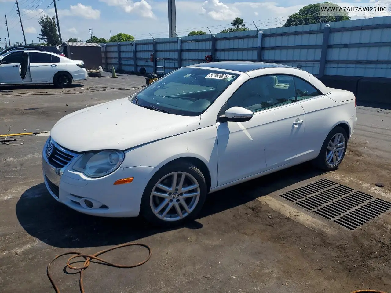 2010 Volkswagen Eos Lux VIN: WVWFA7AH7AV025406 Lot: 57485006