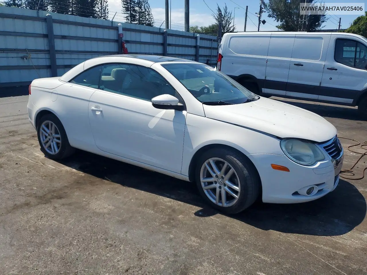 2010 Volkswagen Eos Lux VIN: WVWFA7AH7AV025406 Lot: 57485006