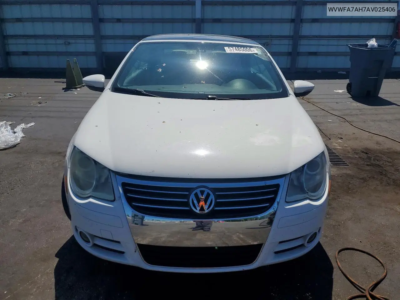 2010 Volkswagen Eos Lux VIN: WVWFA7AH7AV025406 Lot: 57485006