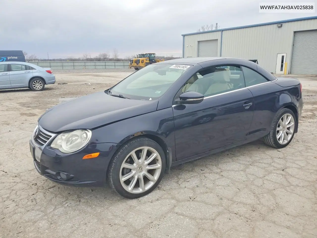 2010 Volkswagen Eos Lux VIN: WVWFA7AH3AV025838 Lot: 78064165