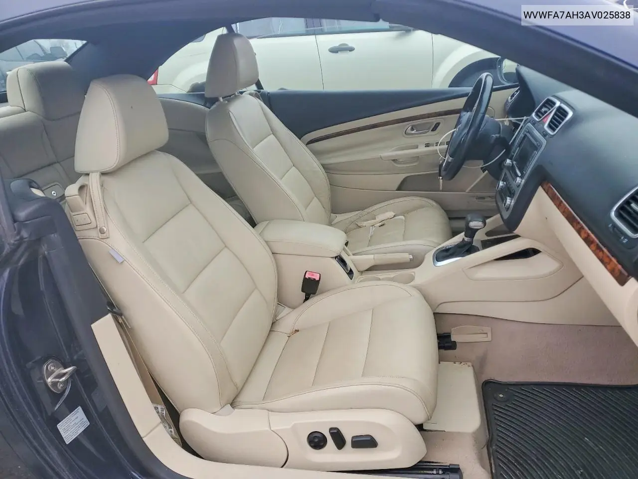 2010 Volkswagen Eos Lux VIN: WVWFA7AH3AV025838 Lot: 78064165