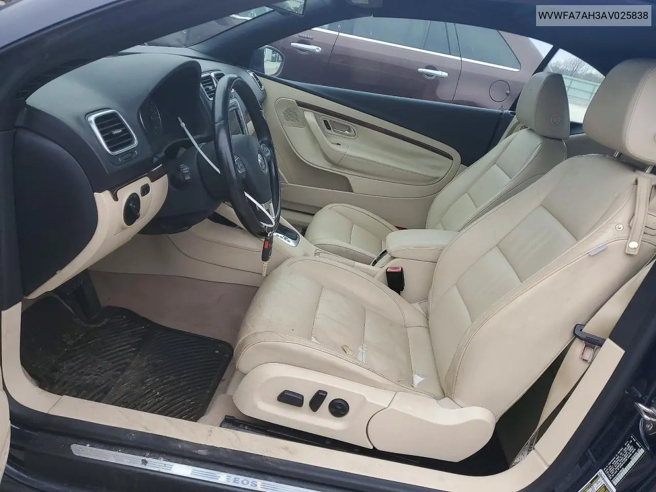 2010 Volkswagen Eos Lux VIN: WVWFA7AH3AV025838 Lot: 78064165