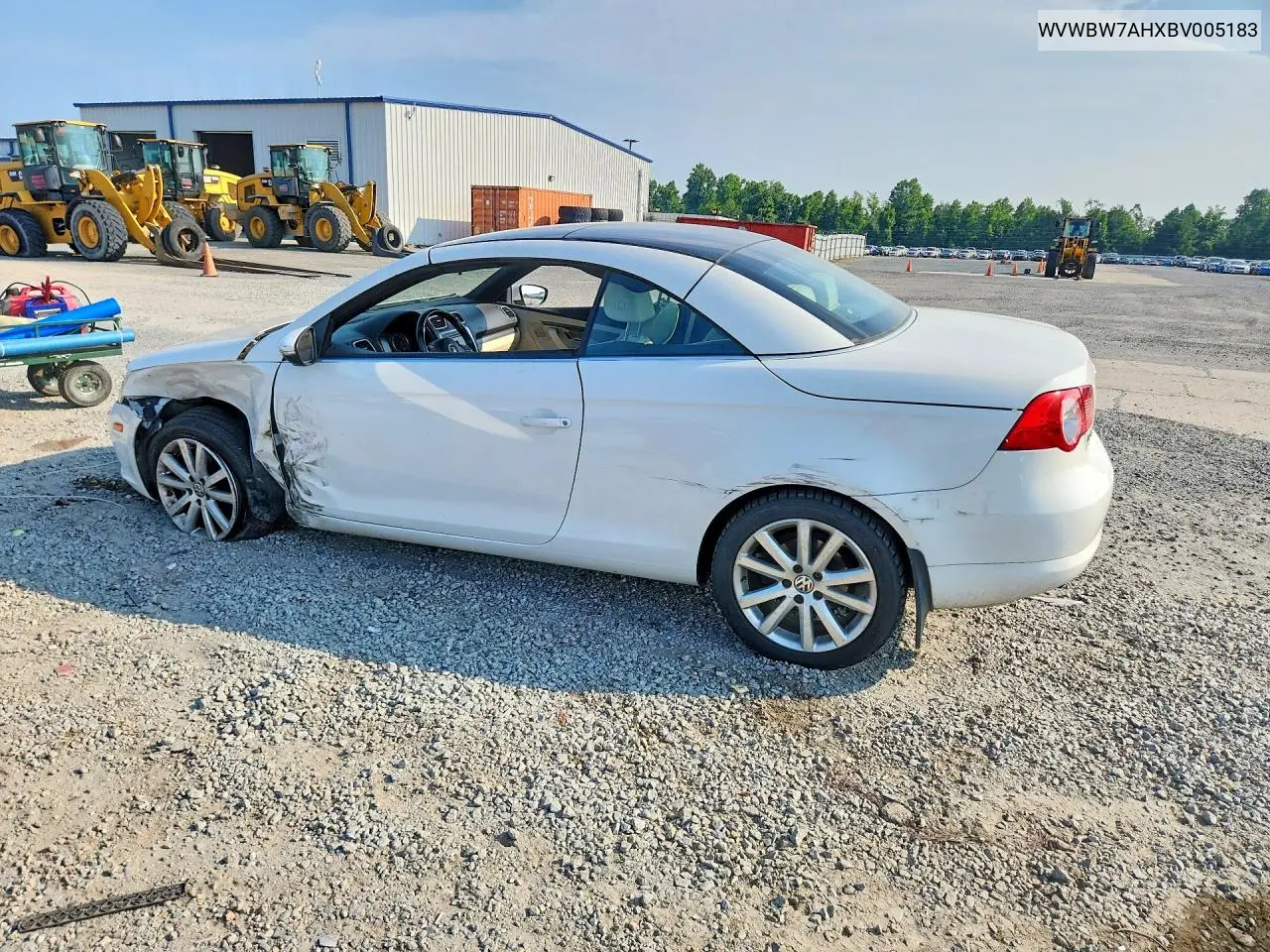 2011 Volkswagen Eos Komfort VIN: WVWBW7AHXBV005183 Lot: 85773025
