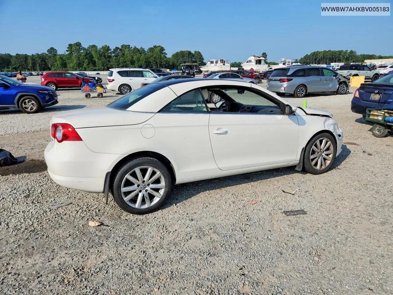 2011 Volkswagen Eos Komfort VIN: WVWBW7AHXBV005183 Lot: 85773025