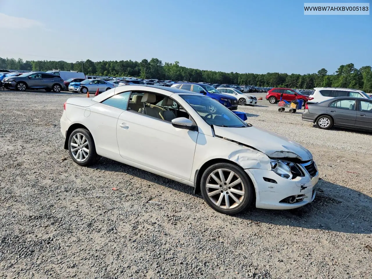 2011 Volkswagen Eos Komfort VIN: WVWBW7AHXBV005183 Lot: 85773025