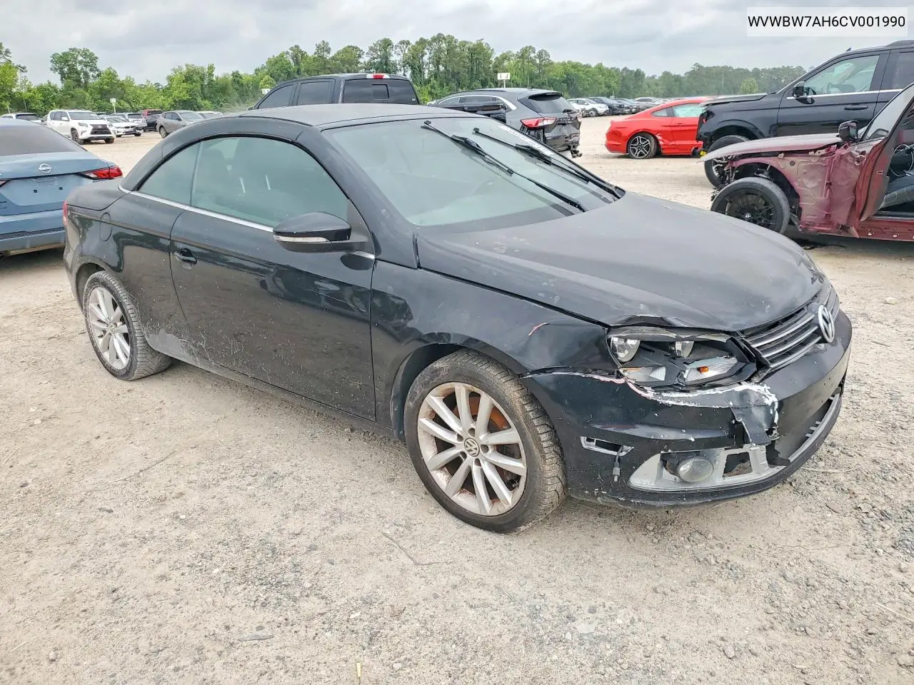 2012 Volkswagen Eos Komfort VIN: WVWBW7AH6CV001990 Lot: 51361096