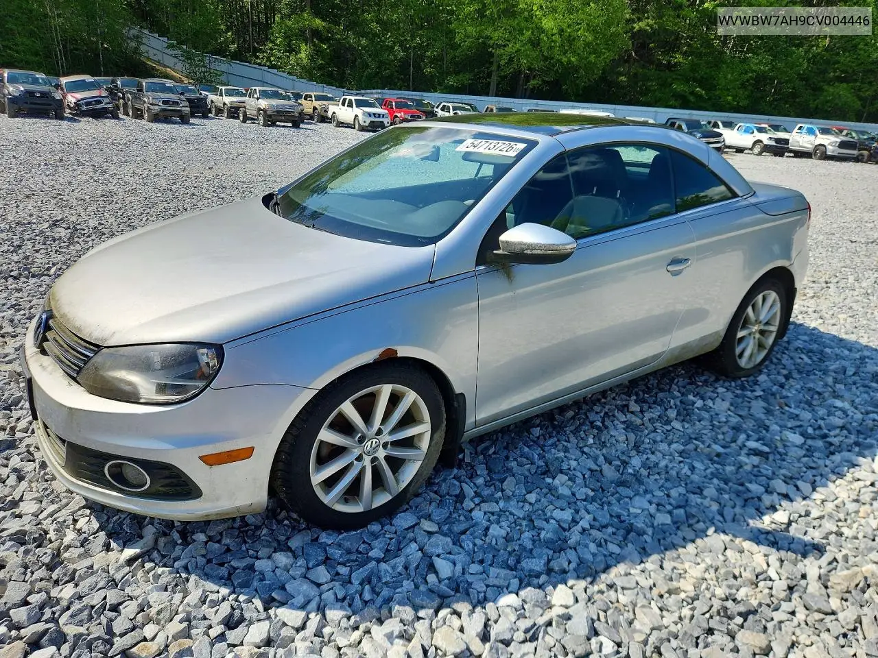2012 Volkswagen Eos Komfort VIN: WVWBW7AH9CV004446 Lot: 54713726