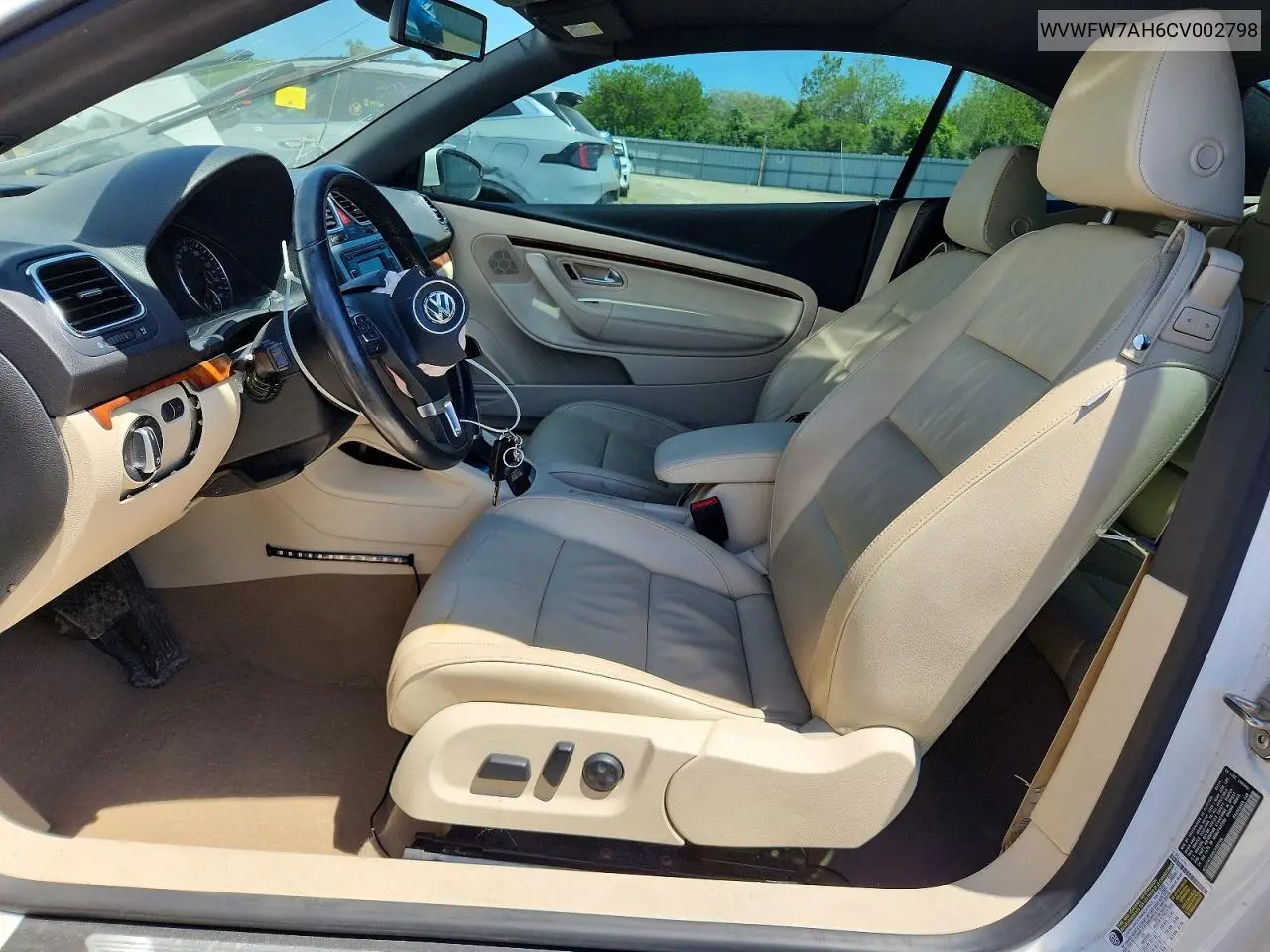 2012 Volkswagen Eos Lux VIN: WVWFW7AH6CV002798 Lot: 55204116