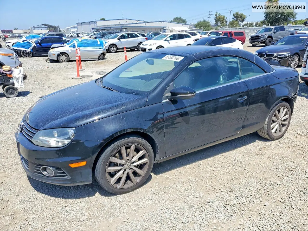 2012 Volkswagen Eos Komfort VIN: WVWBW7AH4CV018948 Lot: 55580106