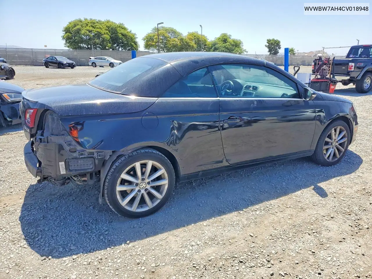 2012 Volkswagen Eos Komfort VIN: WVWBW7AH4CV018948 Lot: 55580106