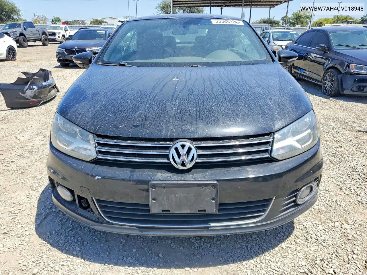 2012 Volkswagen Eos Komfort VIN: WVWBW7AH4CV018948 Lot: 55580106