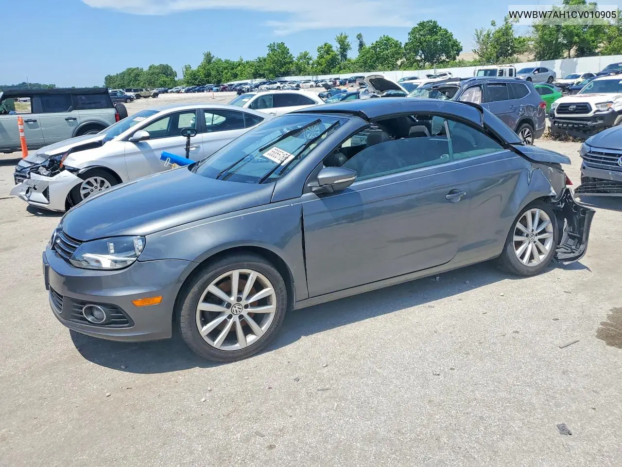 2012 Volkswagen Eos Komfort VIN: WVWBW7AH1CV010905 Lot: 55855166