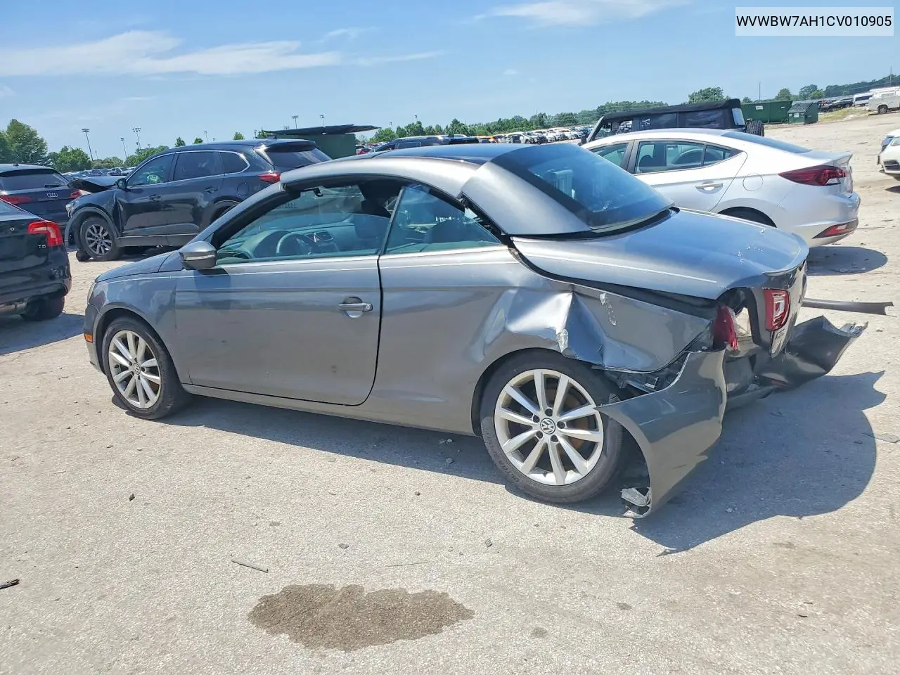2012 Volkswagen Eos Komfort VIN: WVWBW7AH1CV010905 Lot: 55855166