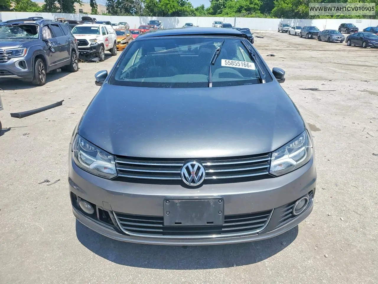 2012 Volkswagen Eos Komfort VIN: WVWBW7AH1CV010905 Lot: 55855166