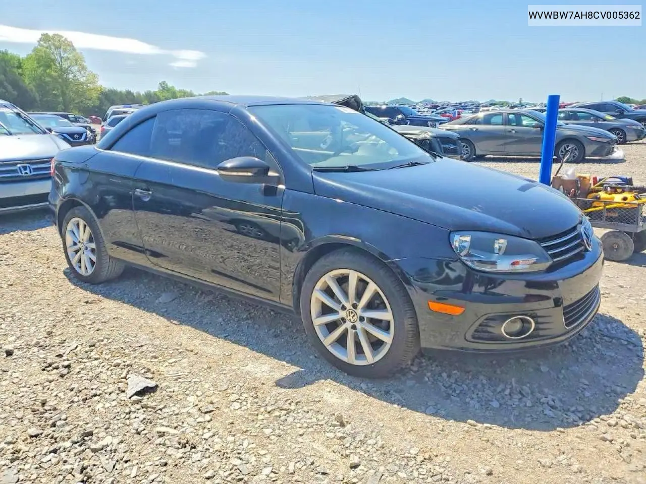 2012 Volkswagen Eos Komfort VIN: WVWBW7AH8CV005362 Lot: 55963206