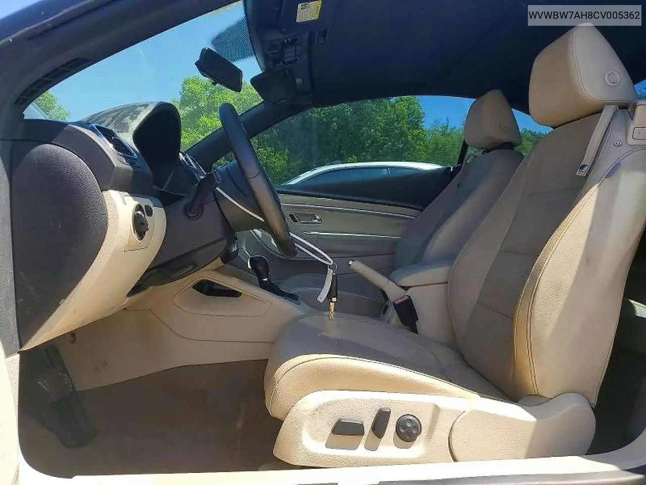 2012 Volkswagen Eos Komfort VIN: WVWBW7AH8CV005362 Lot: 55963206