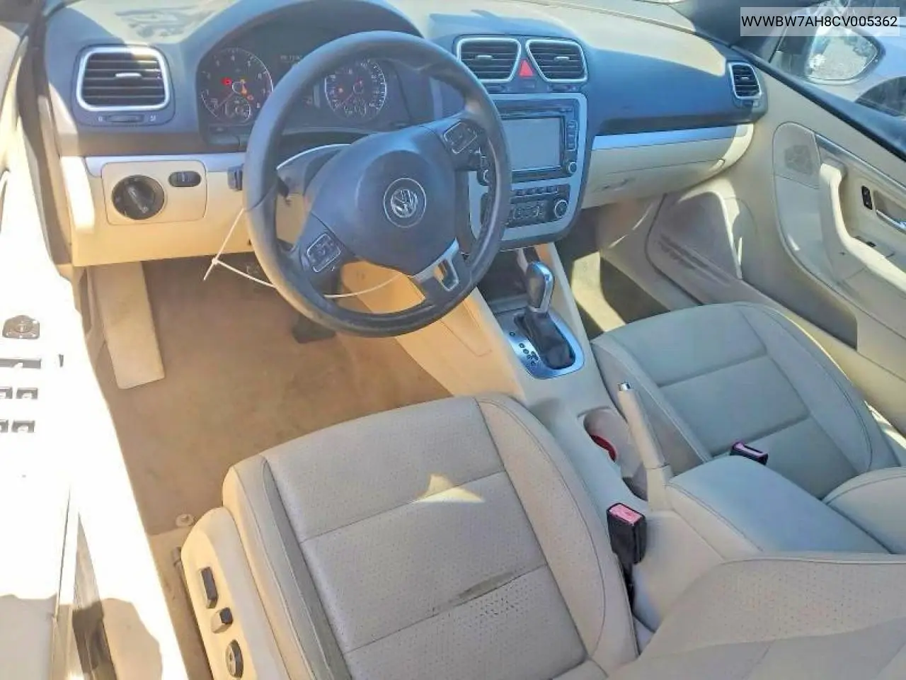 2012 Volkswagen Eos Komfort VIN: WVWBW7AH8CV005362 Lot: 55963206