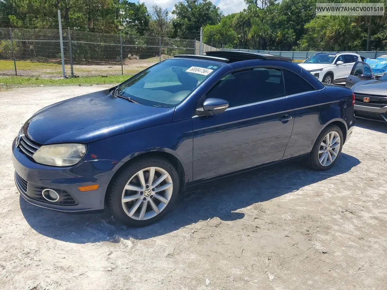 2012 Volkswagen Eos Komfort VIN: WVWBW7AH4CV001518 Lot: 58584756