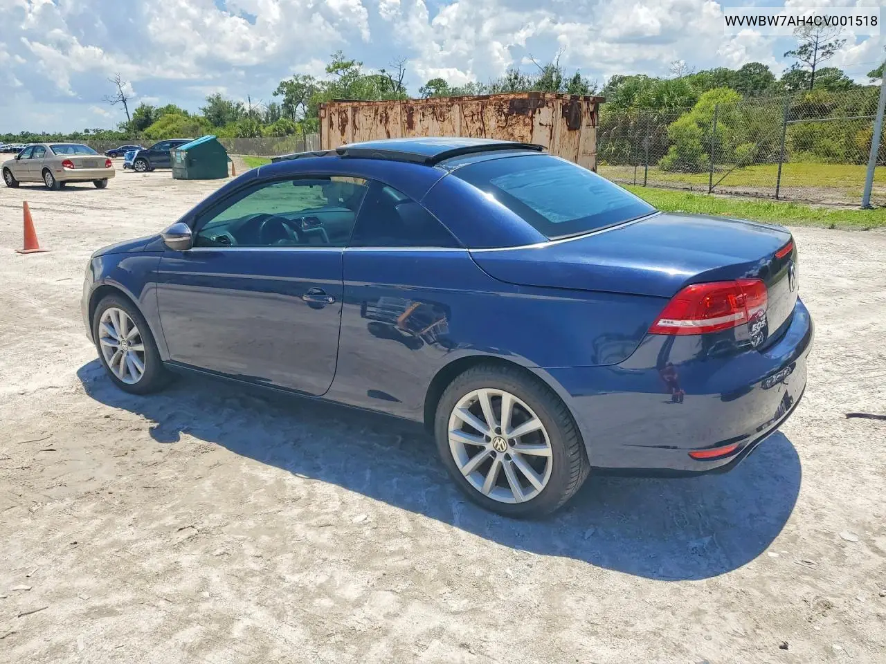 2012 Volkswagen Eos Komfort VIN: WVWBW7AH4CV001518 Lot: 58584756