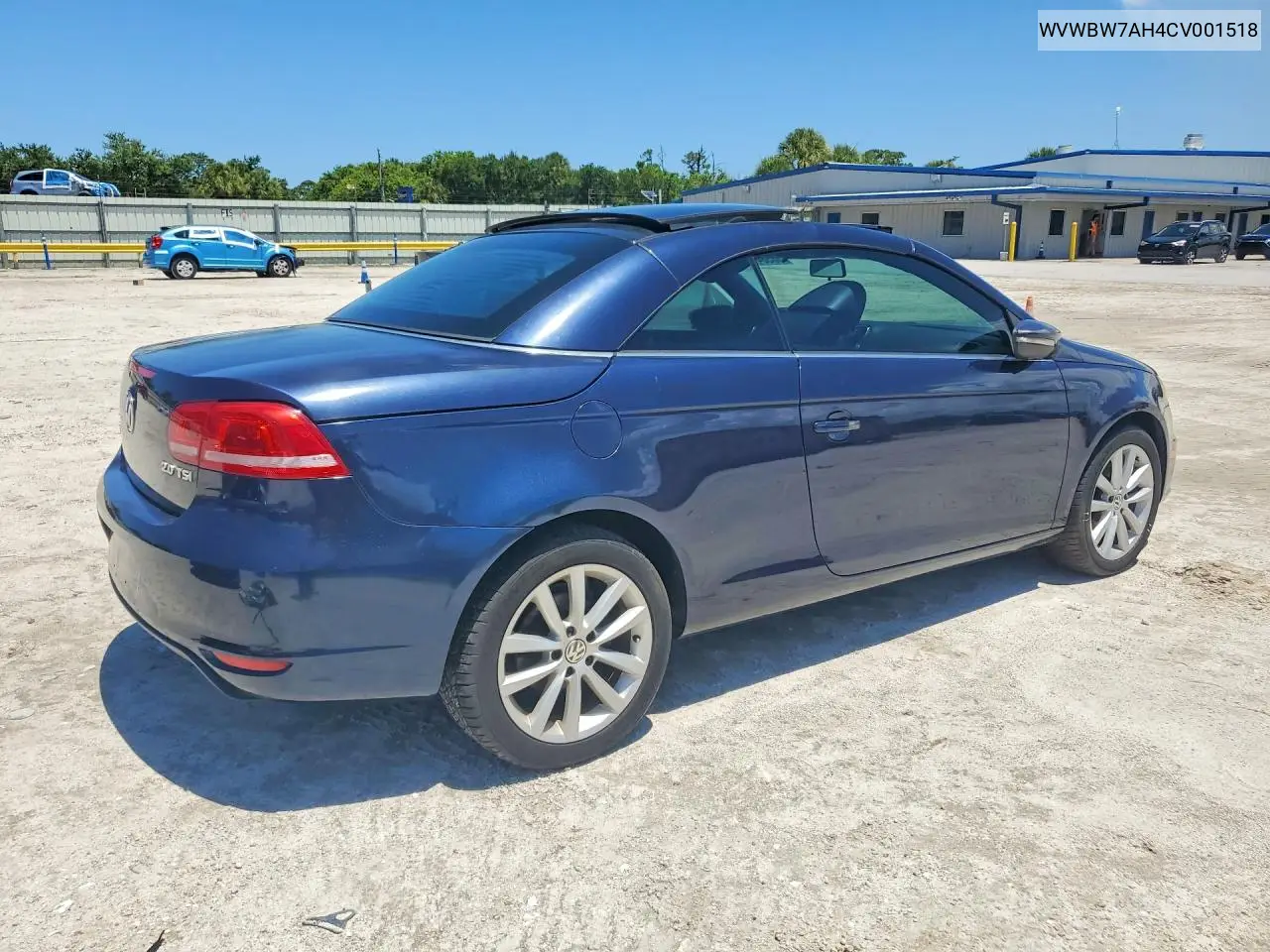 2012 Volkswagen Eos Komfort VIN: WVWBW7AH4CV001518 Lot: 58584756