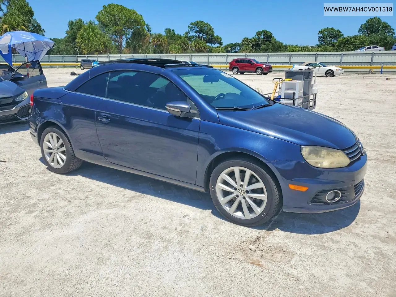 2012 Volkswagen Eos Komfort VIN: WVWBW7AH4CV001518 Lot: 58584756