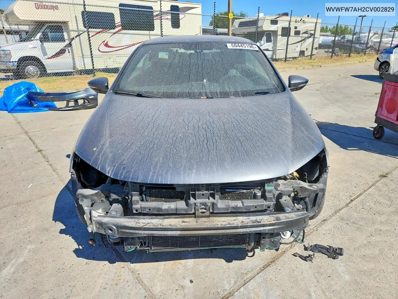 2012 Volkswagen Eos Lux VIN: WVWFW7AH2CV002829 Lot: 60445196