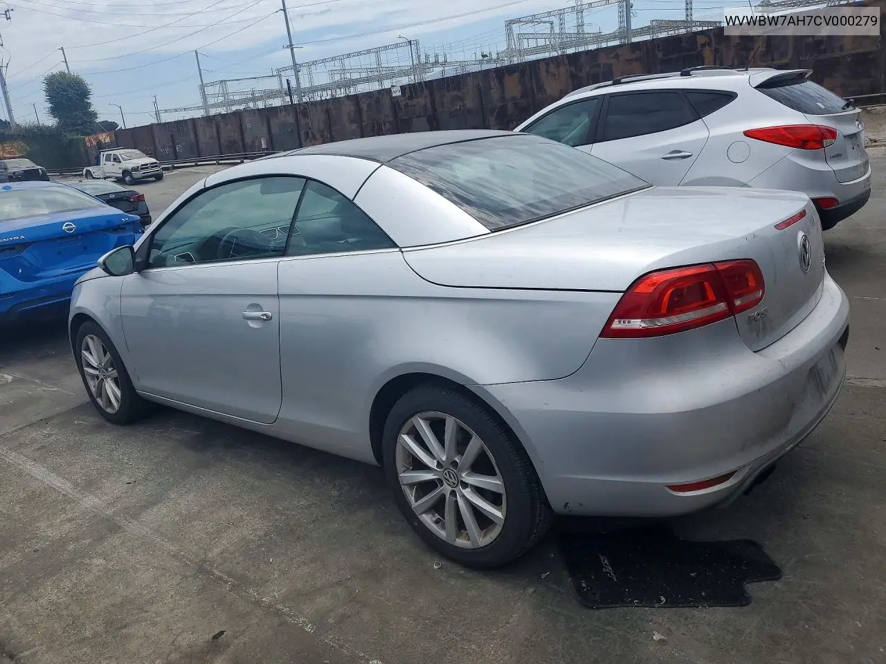 2012 Volkswagen Eos Komfort VIN: WVWBW7AH7CV000279 Lot: 61021916