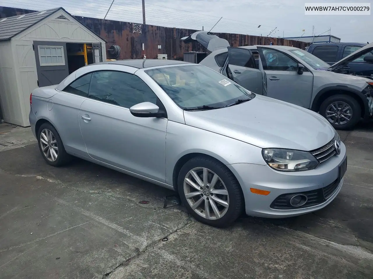 2012 Volkswagen Eos Komfort VIN: WVWBW7AH7CV000279 Lot: 61021916