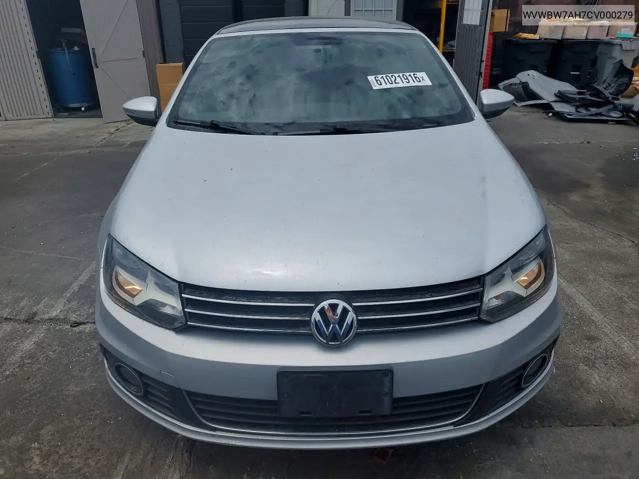 2012 Volkswagen Eos Komfort VIN: WVWBW7AH7CV000279 Lot: 61021916
