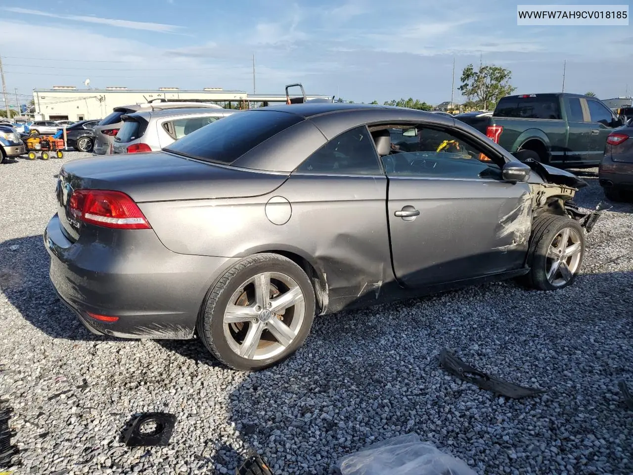 2012 Volkswagen Eos Lux VIN: WVWFW7AH9CV018185 Lot: 61924376